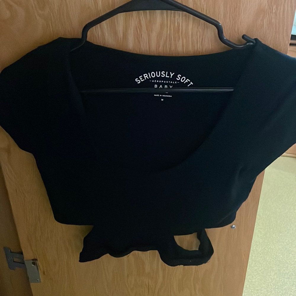 rib cut aeropostale baby tee
